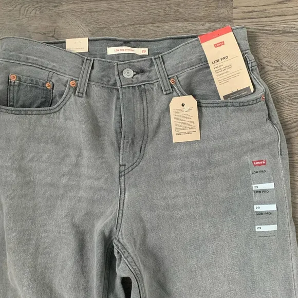 Levi's Low Pro Women's Jeans - Size 29 - Light Grey - NWT