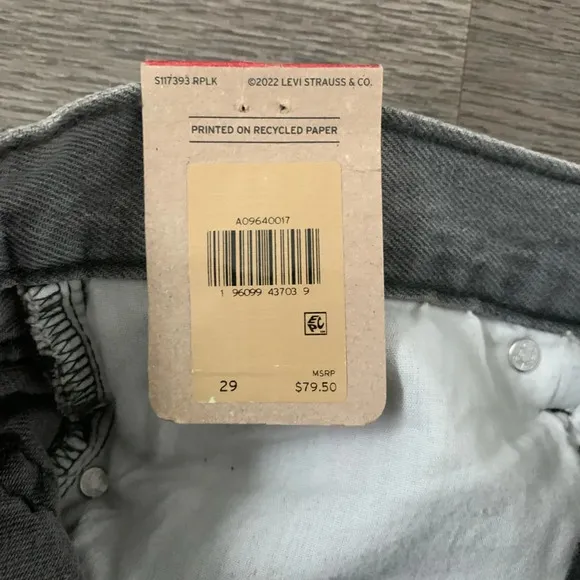 Levi's Low Pro Women's Jeans - Size 29 - Light Grey - NWT