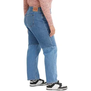 Levi's Women's 501 Pieced Jeans Med Wash Rigid Denim High-Rise Straight 24W