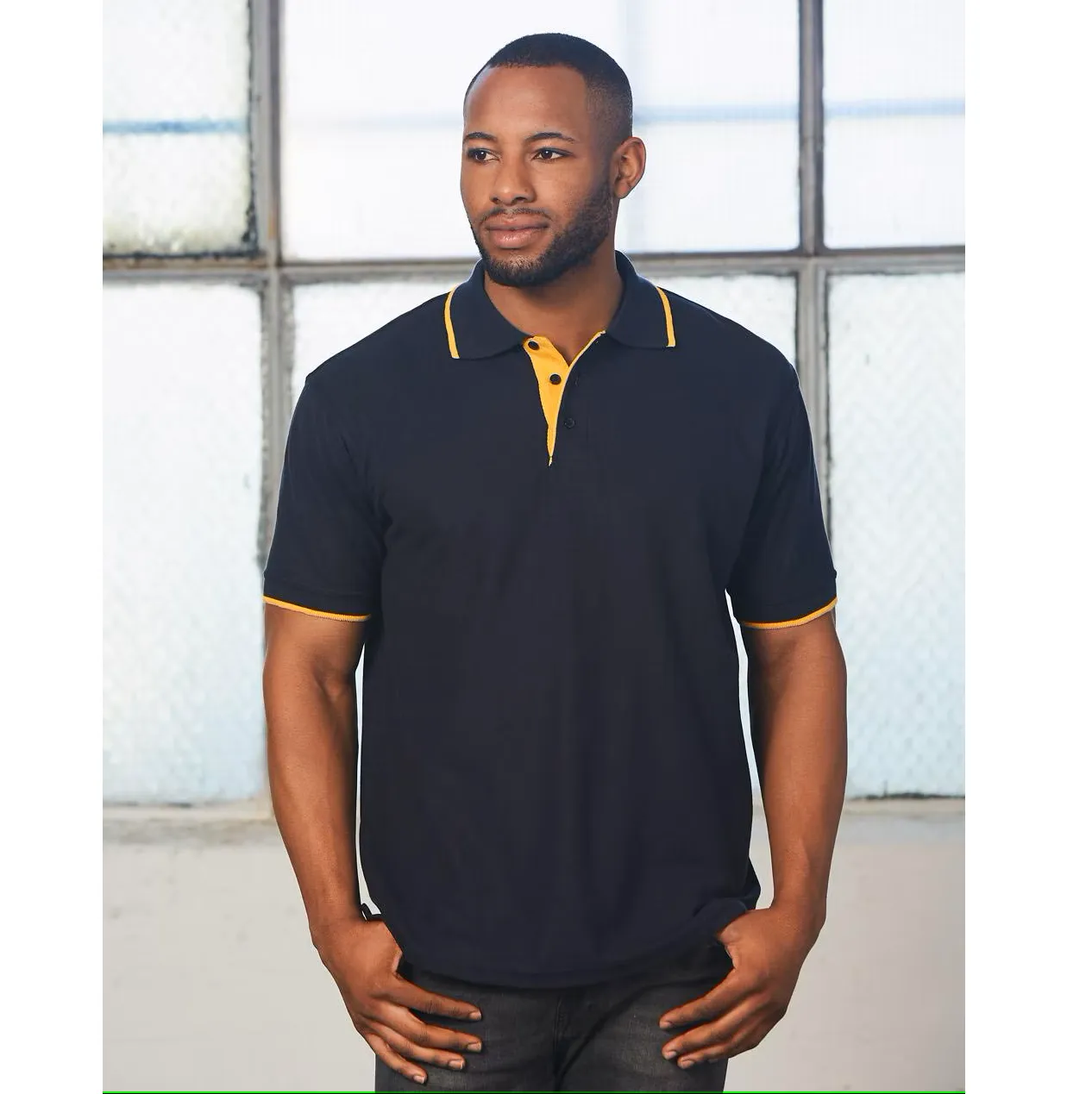 Liberty Contrast Polo Mens