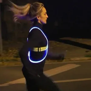 Lighted Running Vest | Flashing High Visibility Vest