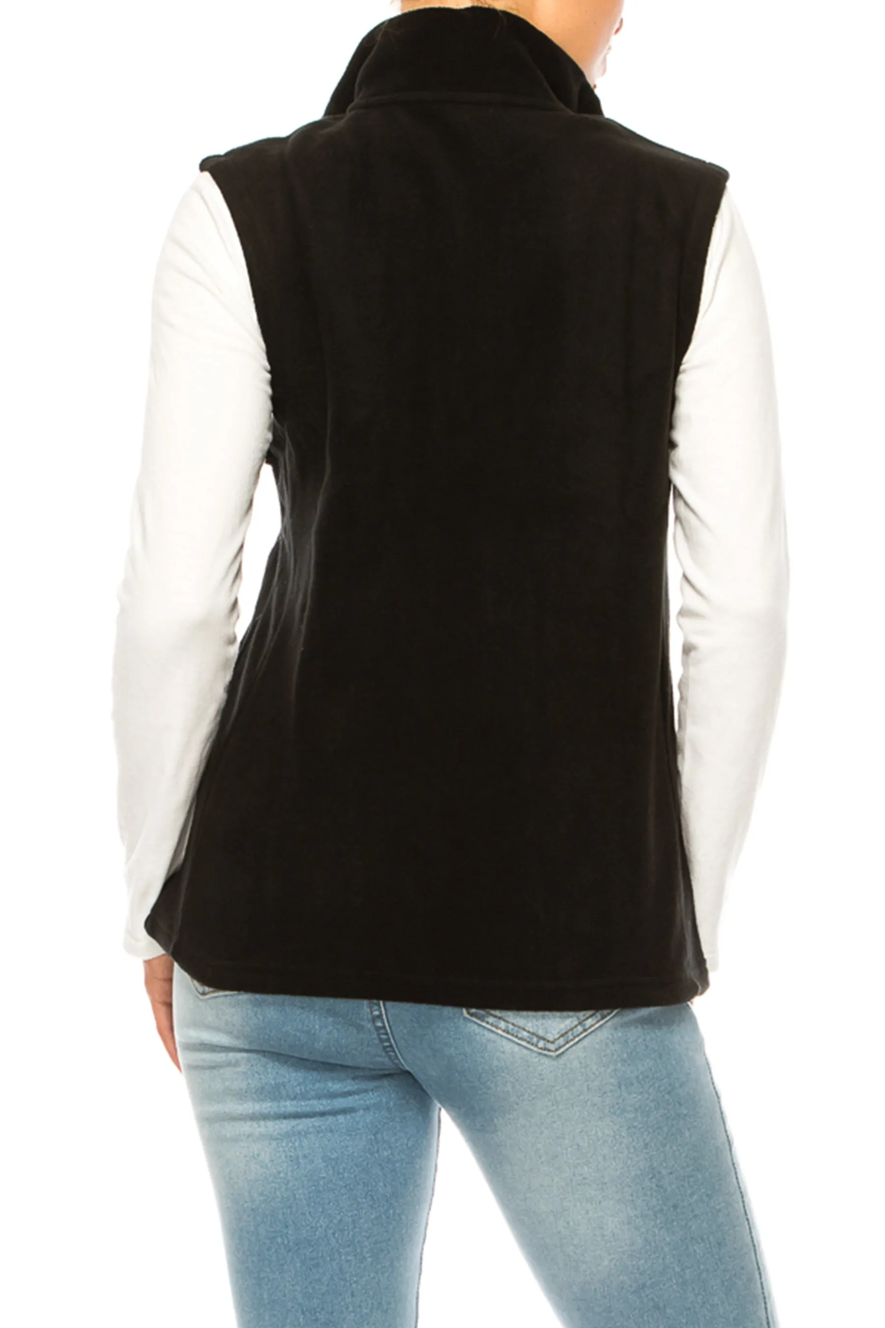 Lightweight Polar Fleece Vest with Zip Closure MOAZJLPF100C87 $9Each