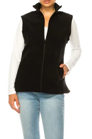 Lightweight Polar Fleece Vest with Zip Closure MOAZJLPF100C87 $9Each