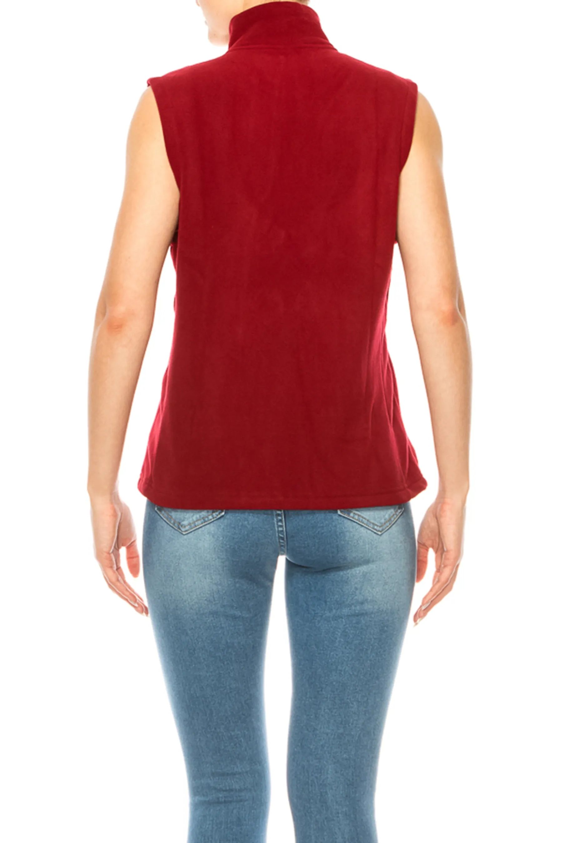 Lightweight Polar Fleece Vest with Zip Closure MOAZJLPF100C87 $9Each