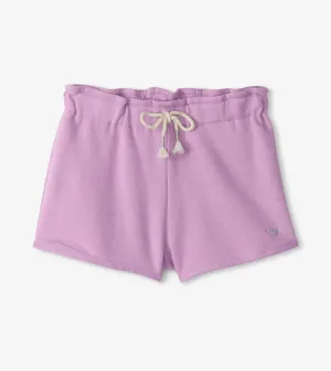 Lilac Paperbag Shorts