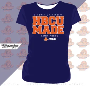 LINCOLN | HBCU MADE | Navy Ladies Tees -Z-