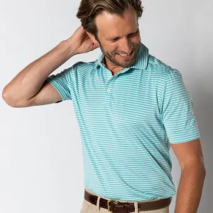 Long Drive Performance Polo - Davis Stripe