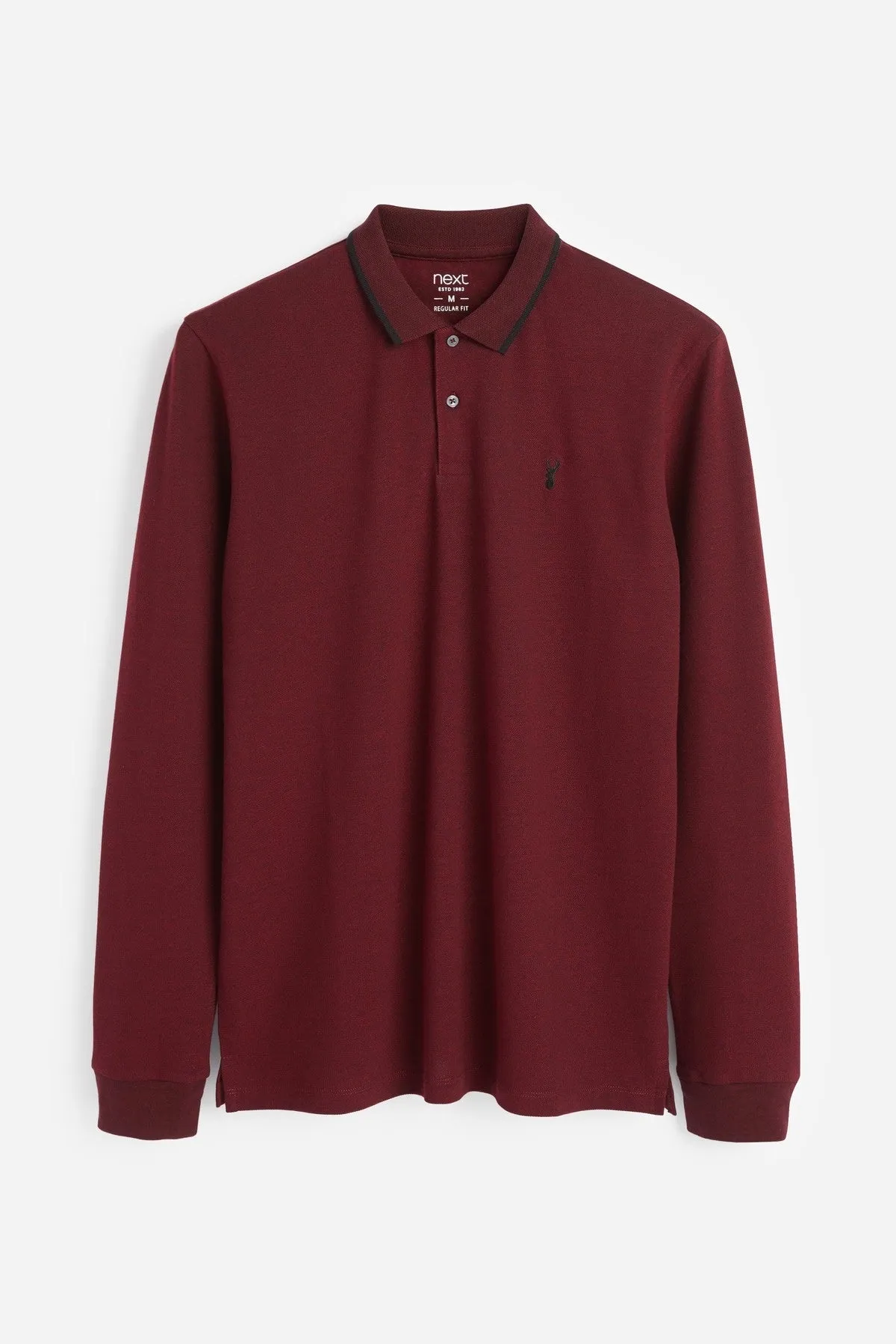 Long Sleeve Pique Polo