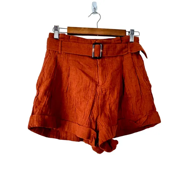 L*Space Brown Tobacco Aidan Shorts NWT Size XS