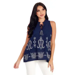 Luca Top - Navy