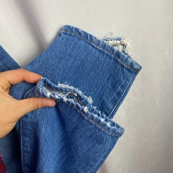 Madewell Classic Straight Jeans in Novello Wash - Size 26