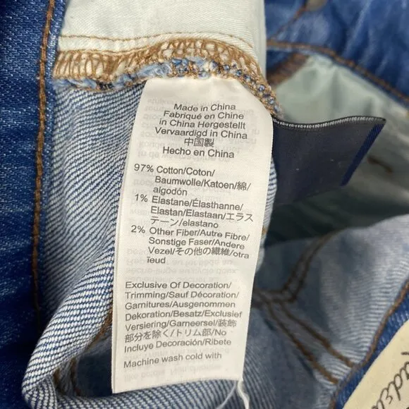 Madewell Classic Straight Jeans in Novello Wash - Size 26