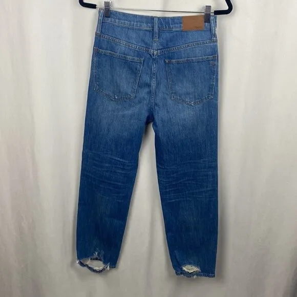 Madewell Classic Straight Jeans in Novello Wash - Size 26
