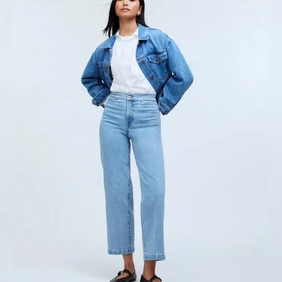 Madewell Emmett Wide Leg High-Rise Denim Jeans sz 29