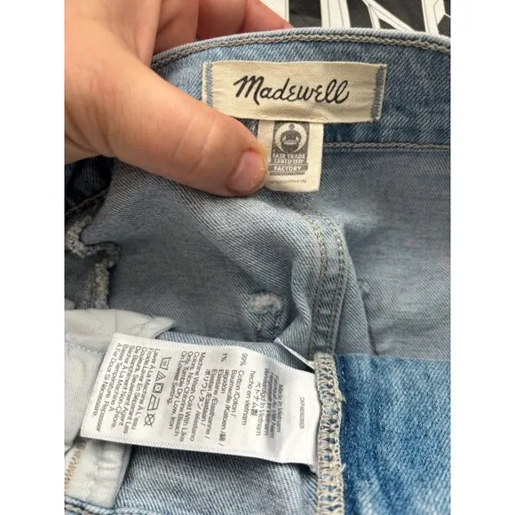 Madewell Emmett Wide Leg High-Rise Denim Jeans sz 29