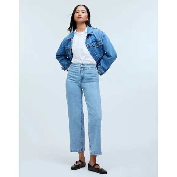 Madewell Emmett Wide Leg High-Rise Denim Jeans sz 29