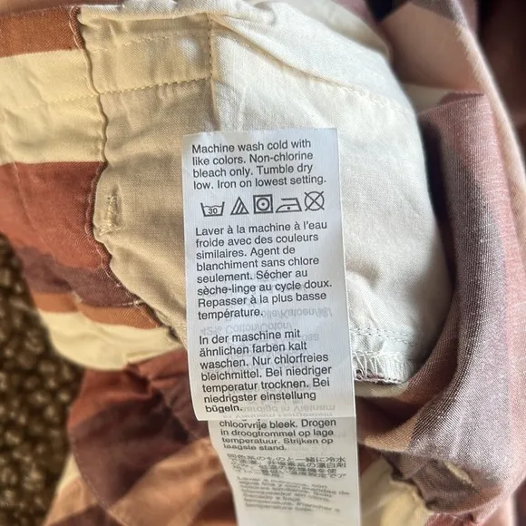 Madewell • paperbag shorts in rainbow stripe
