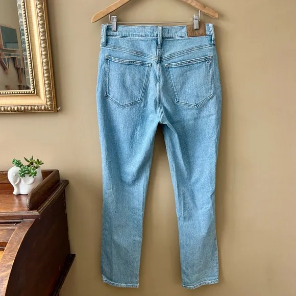 Madewell The Perfect Vintage Jeans Knee Rip Light Blenheim Wash Size 29