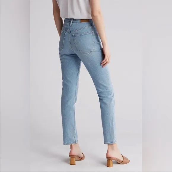 Madewell The Perfect Vintage Jeans Knee Rip Light Blenheim Wash Size 29