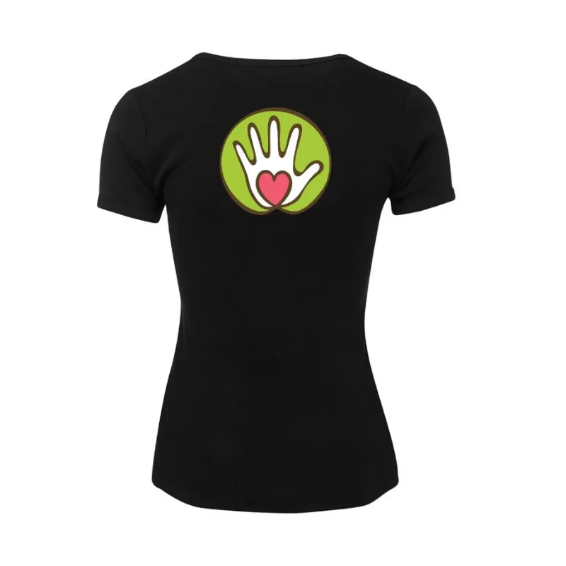 Make A Difference V Neck Tee Ladies