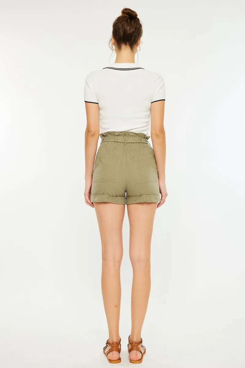 Marco Ultra High Rise Paperbag Shorts