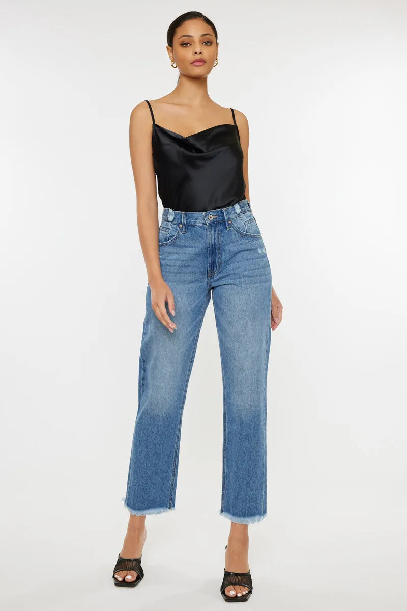 Meadow High Rise Straight Leg Jeans
