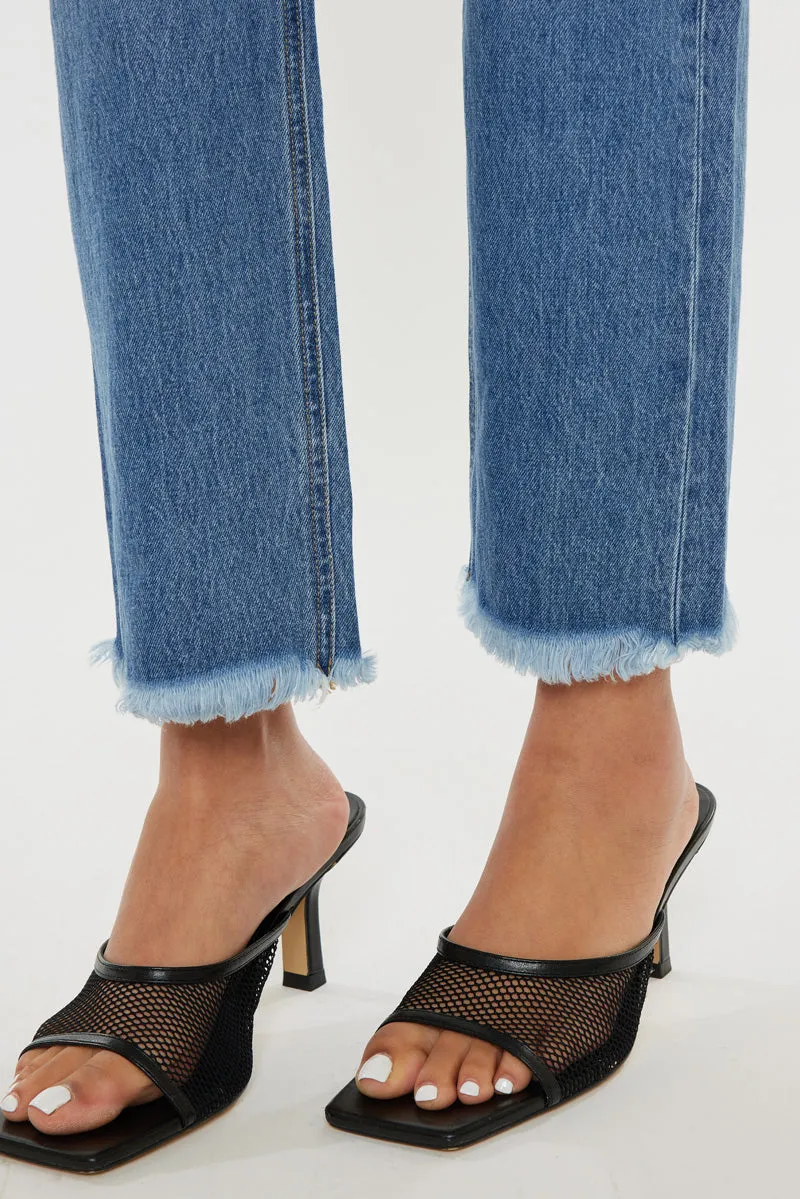 Meadow High Rise Straight Leg Jeans