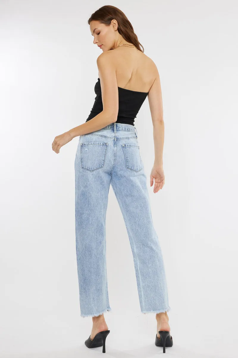 Meadow High Rise Straight Leg Jeans