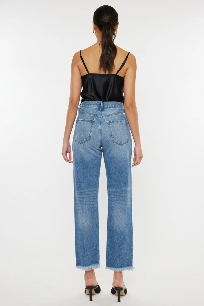 Meadow High Rise Straight Leg Jeans