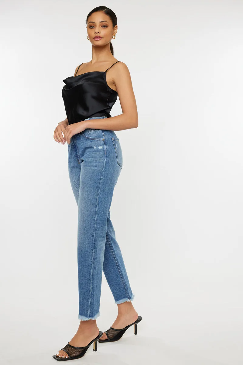 Meadow High Rise Straight Leg Jeans