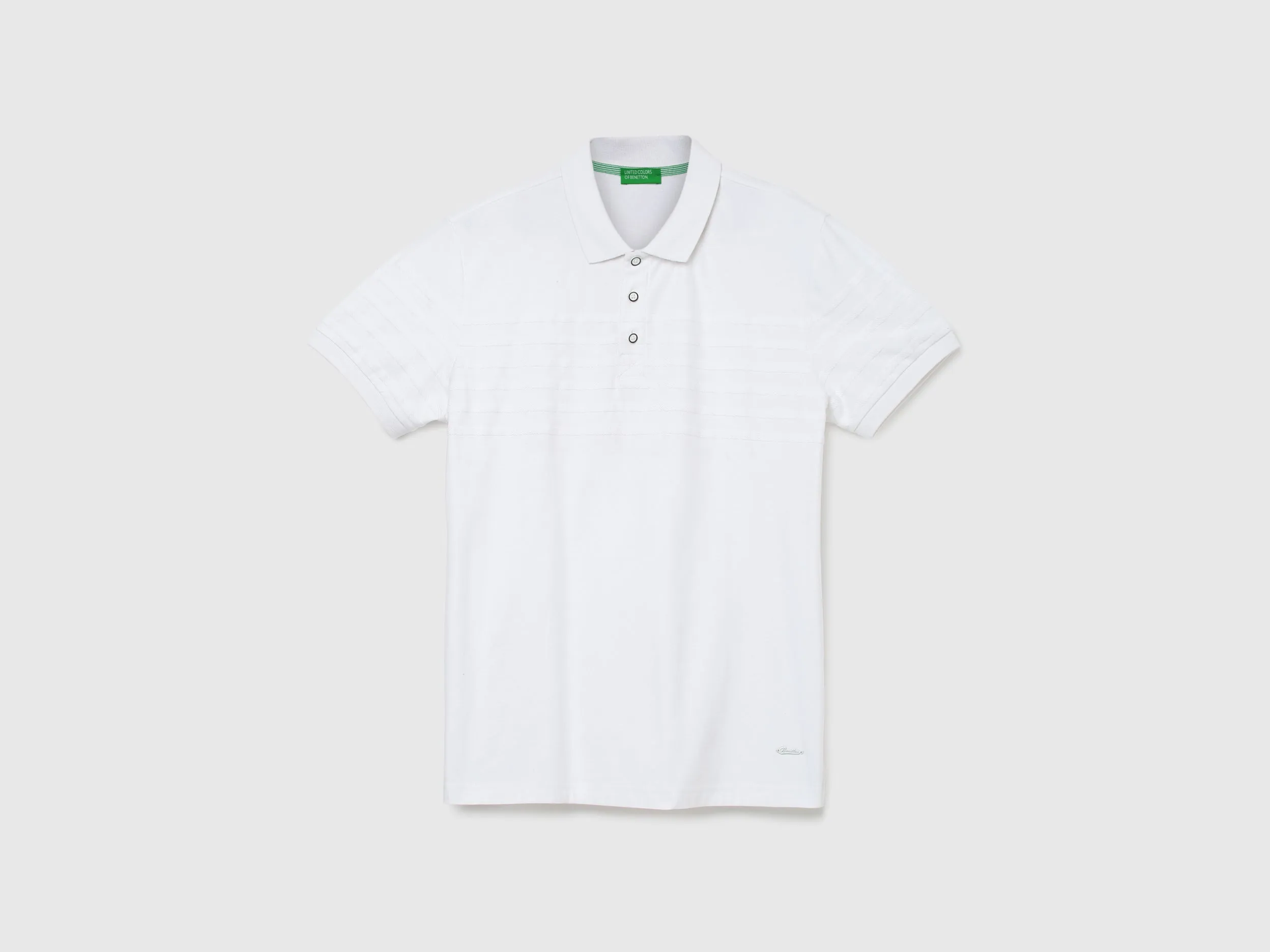 Men Striped Polo Collar T-Shirt
