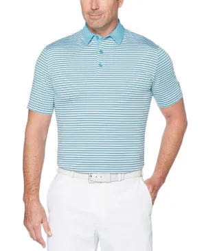 Mens 3-Color Stripe Polo