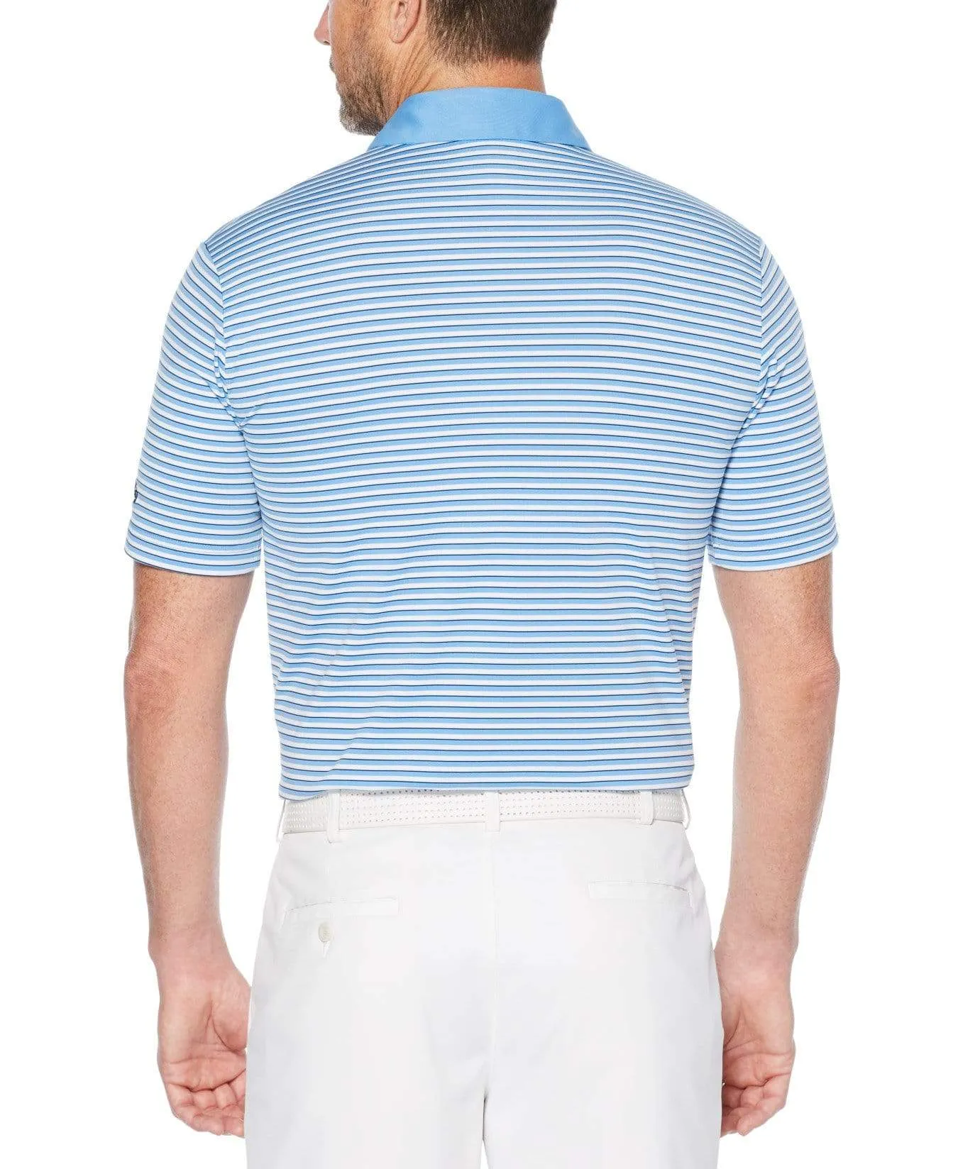 Mens 3-Color Stripe Polo