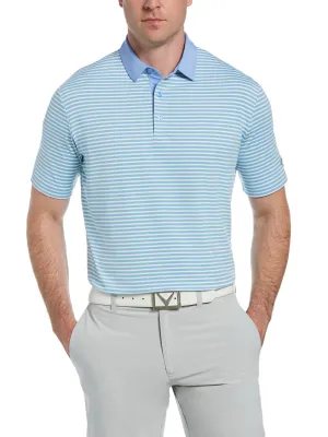 Mens 3-Color Stripe Polo