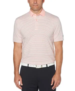 Mens 3-Color Stripe Polo
