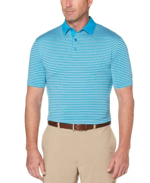 Mens 3-Color Stripe Polo