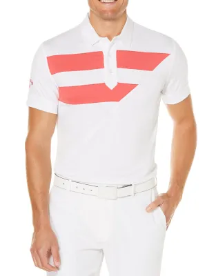 Mens Callaway X Striped Diagonal Polo