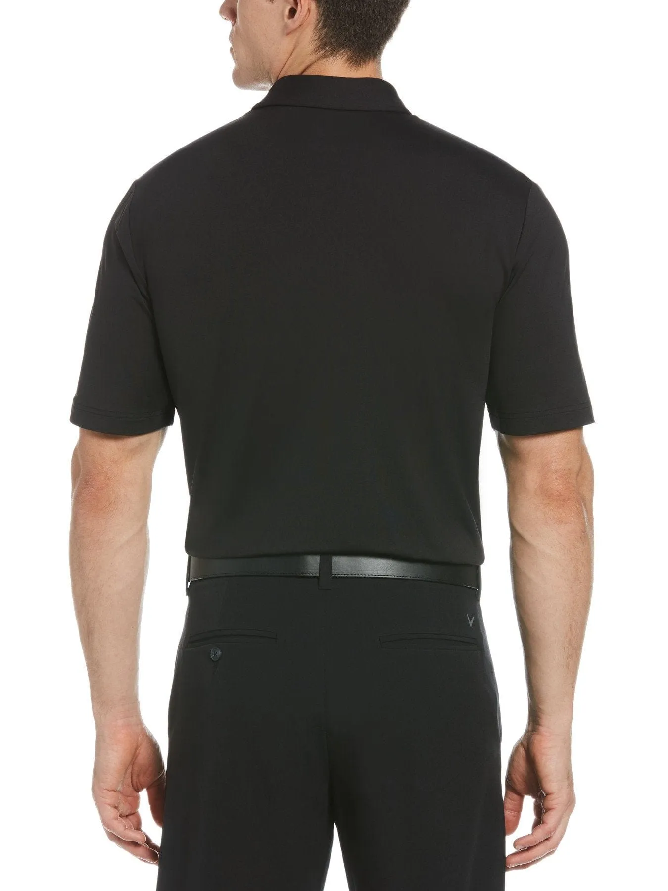 Mens Chest Striped Polo