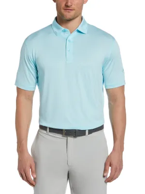 Mens Fine Line Stripe Golf Polo