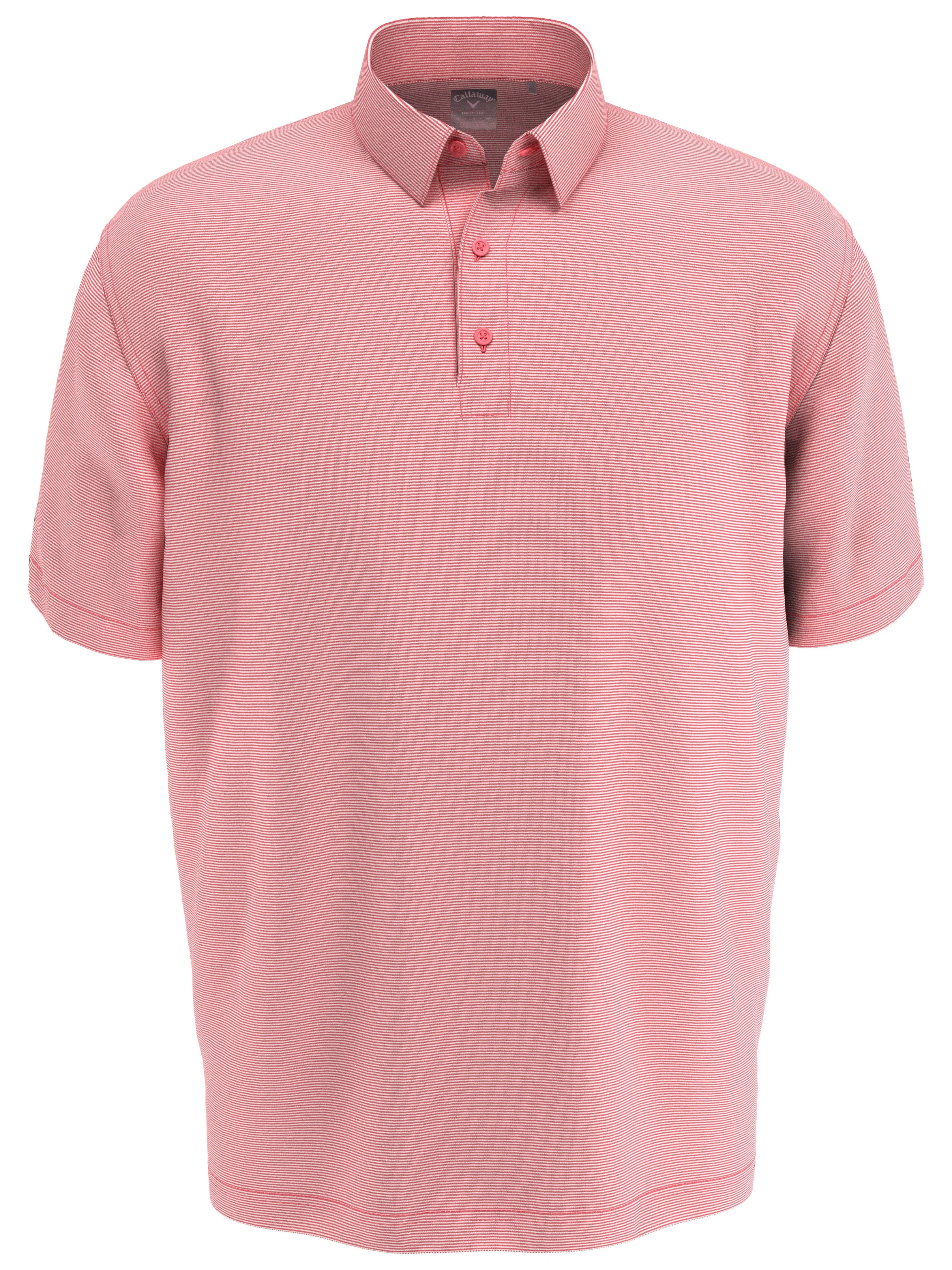 Men's Fine Line Stripe Golf Polo