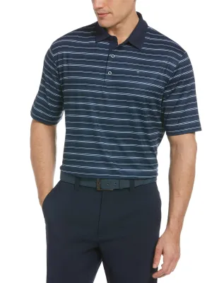 Mens Graded Striped Polo