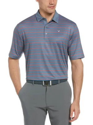 Mens Graded Striped Polo