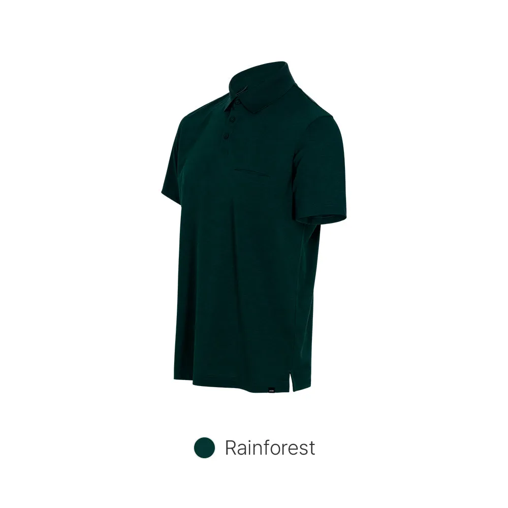 Men's Pique Short Sleeve Polo Shirt