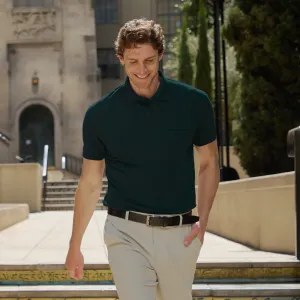 Men's Pique Short Sleeve Polo Shirt