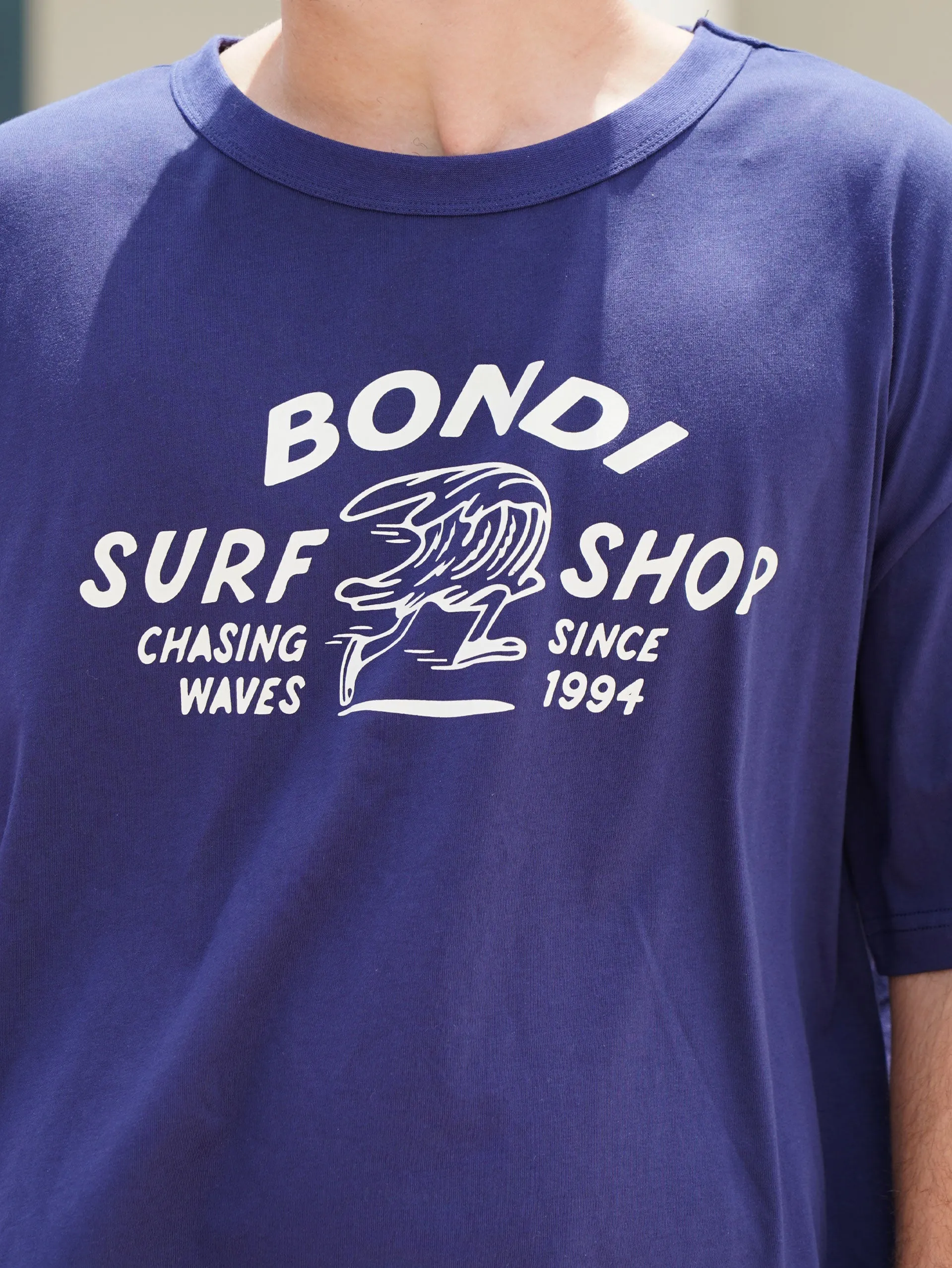Men's Surf Shop Relaxed Fit Tee (Navy)