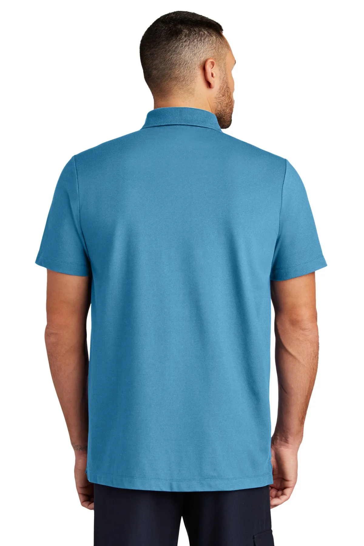 Mercer Mettle Stretch Pique Polo MM1004 Parisian Blue