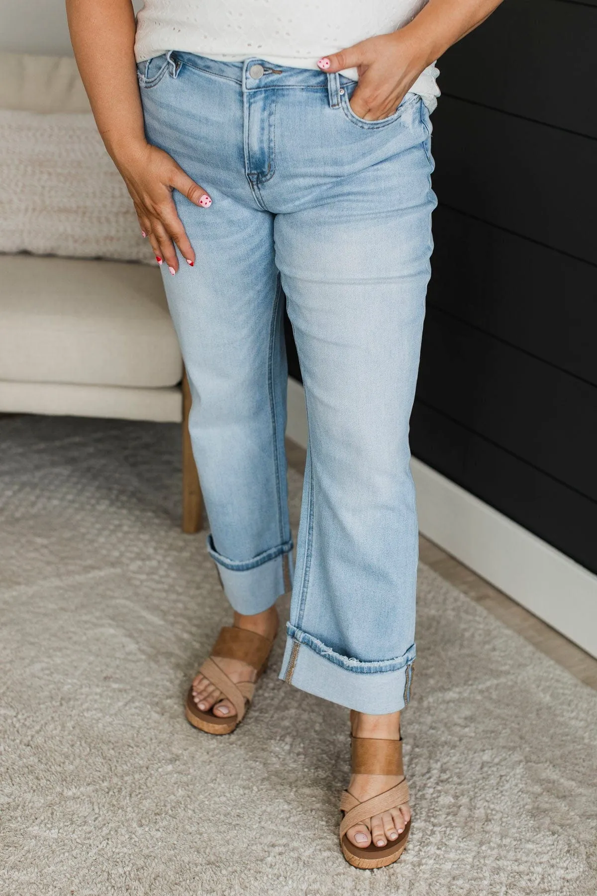Mica Denim Straight Leg Jeans- Jamie Wash