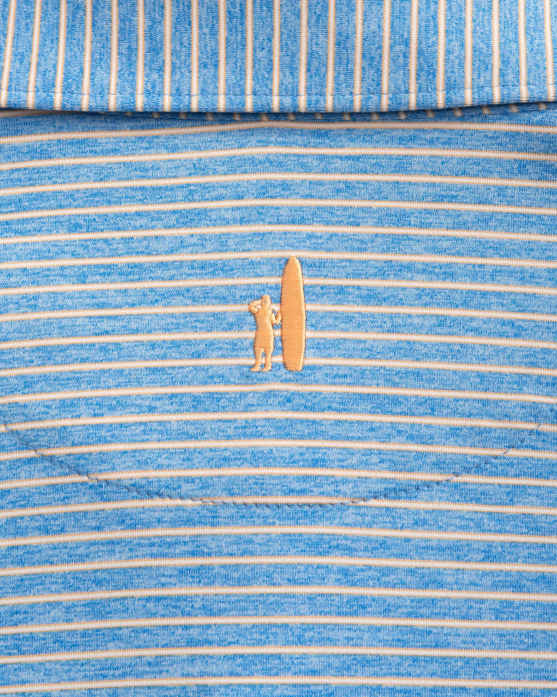 Michael Jr. Striped Jersey Performance Polo