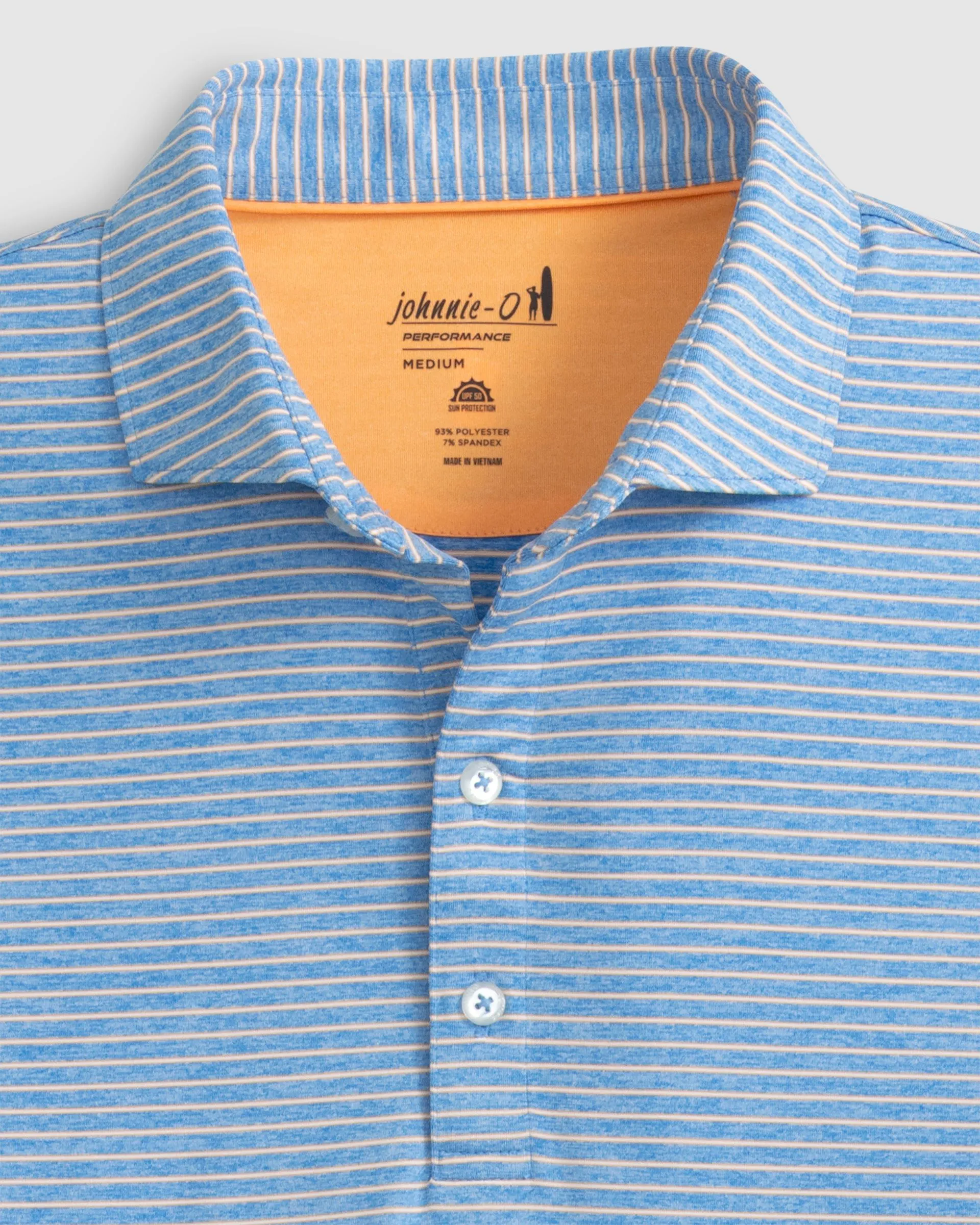 Michael Jr. Striped Jersey Performance Polo