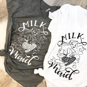 Milk Maid Mermaid Breastfeeding V-Neck Tee
